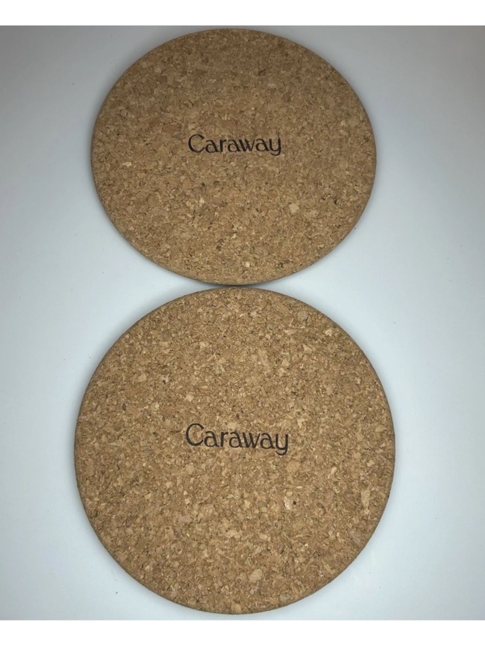 Caraway Cork Trivets - Natural Brown (Set of 2)